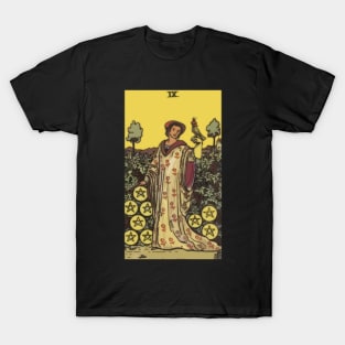 Tarot Card = Nine of Pentacles T-Shirt